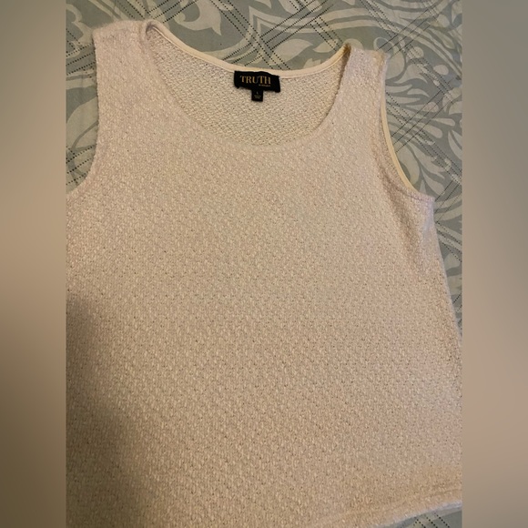 Truth Tops - Truth By Republic Tank top, NWOT, ivory
